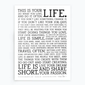 An image of the Holstee Manifesto Poster