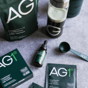 Image of AG1 nutritional supplement products