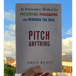 Image of the book "Pitch Anything"